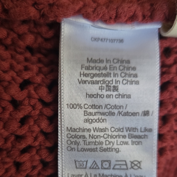 Madewell Crochet Crop Knit Sweater - XL - Picture 6 of 7